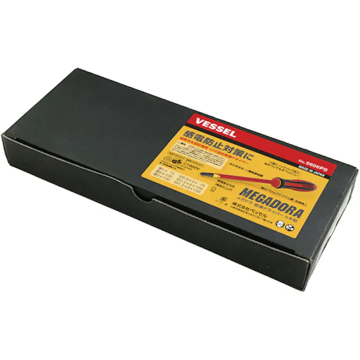 【CAINZ-DASH】ベッセル メガドラ絶縁ドライバー6本組 9606PS【別送品】