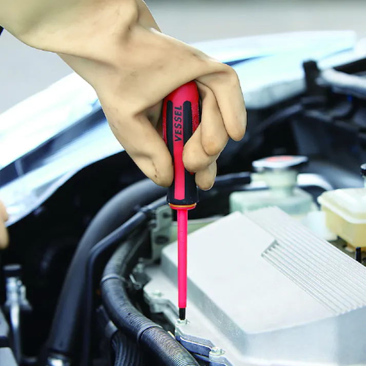 【CAINZ-DASH】ベッセル メガドラ絶縁ドライバー2本組 9602PS【別送品】