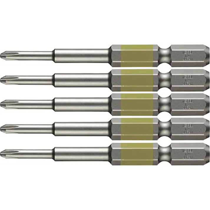 【CAINZ-DASH】ベッセル 剛彩ビット 5本組 (片頭) アソート+1×65mm GS5P1065D【別送品】