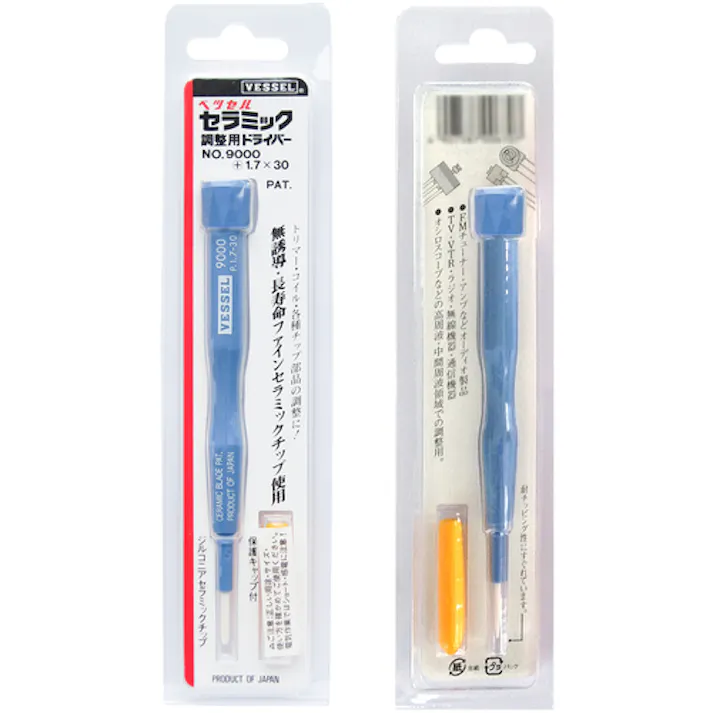 【CAINZ-DASH】ベッセル セラミック調整用ドライバー 9000+NO.1.7X30 9000-1.7-30【別送品】