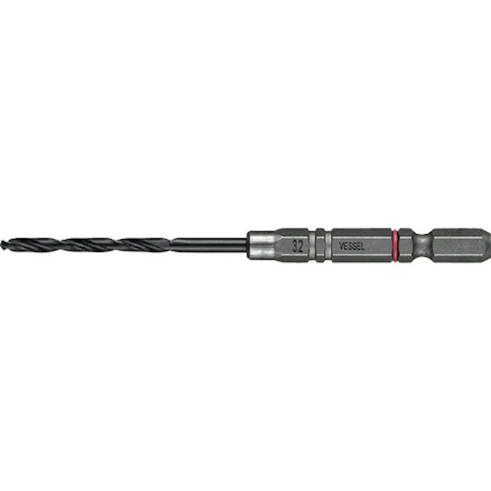 【CAINZ-DASH】ベッセル クッションドリル(鉄工用)3本組 Φ3.2 全長98mm AMD3S-3.2【別送品】