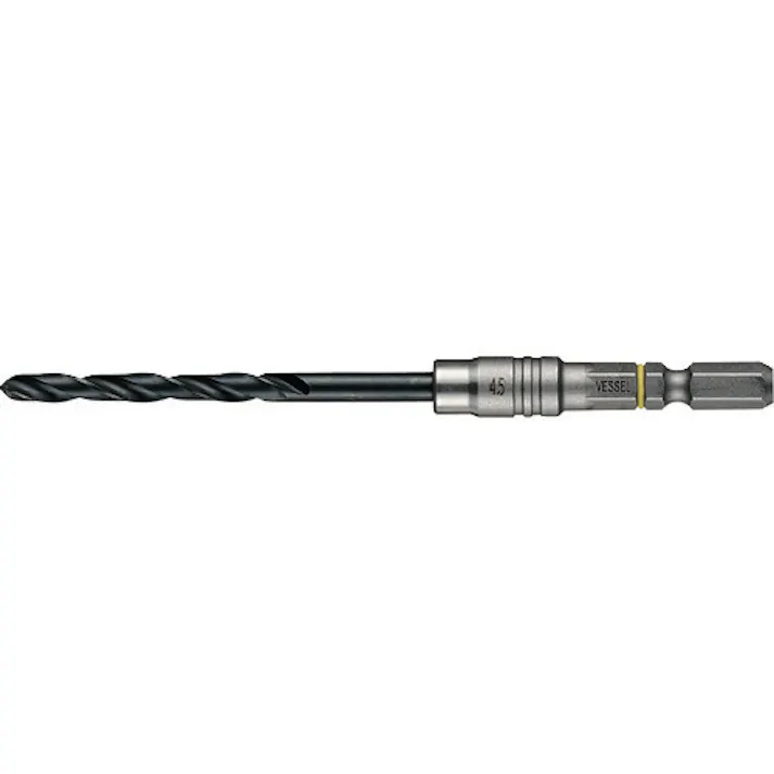 【CAINZ-DASH】ベッセル クッションドリル(鉄工用)3本組 Φ4.5 全長114mm AMD3S-4.5【別送品】