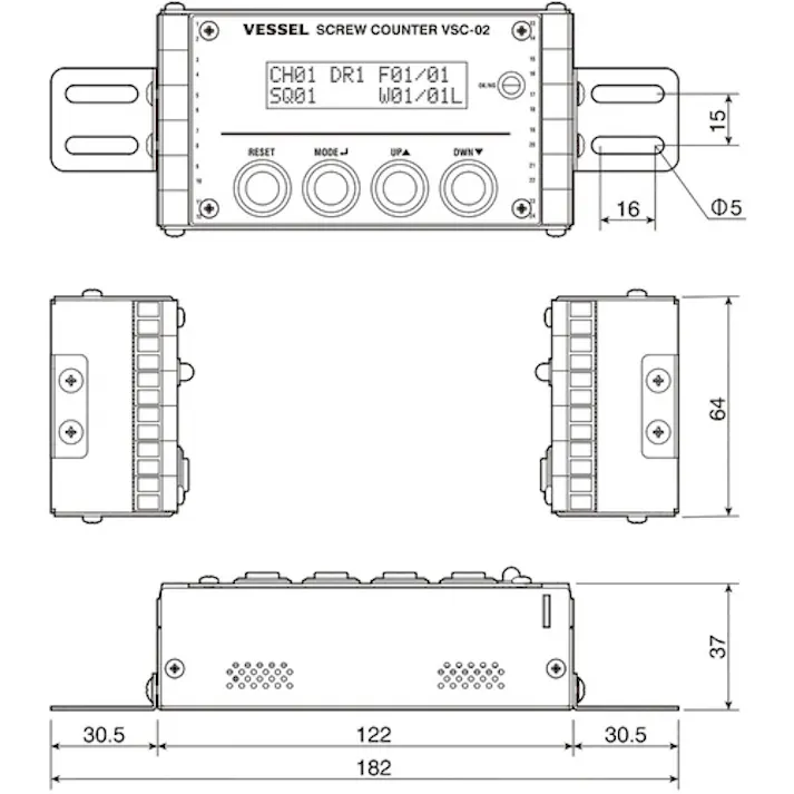 【CAINZ-DASH】ベッセル ねじ締めカウンター ACタイプ用スクリューカウンター VSC-02 VSC-02【別送品】