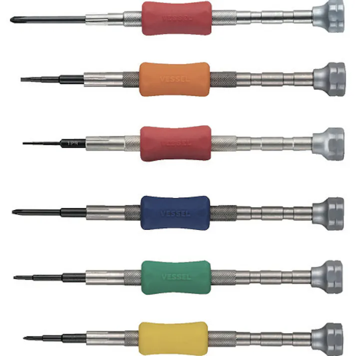 【CAINZ-DASH】ベッセル 精密ドライバーセット TD-56Y 6サイズ入り TD-56Y【別送品】