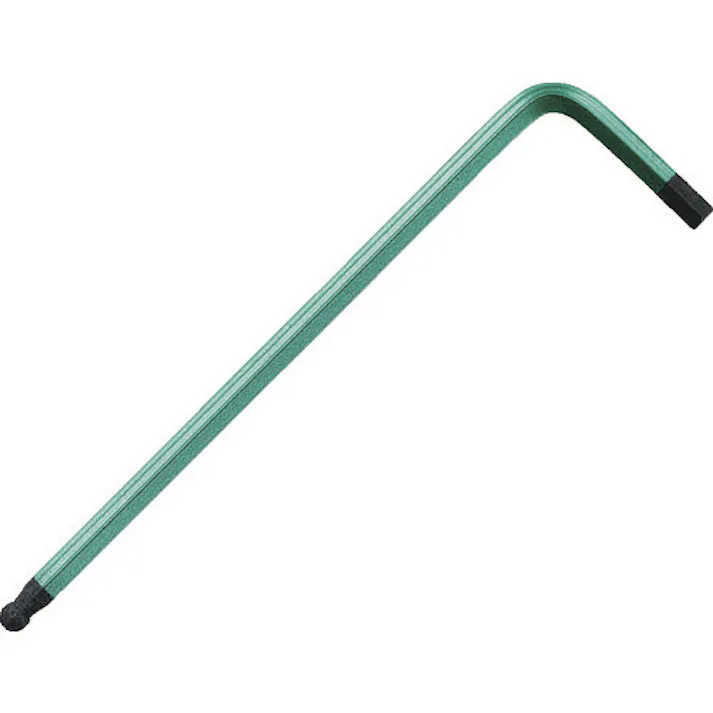 【CAINZ-DASH】ベッセル 六角棒レンチ レインボールL型レンチ 8900BP 対辺4 (1本入) 8900BP4【別送品】