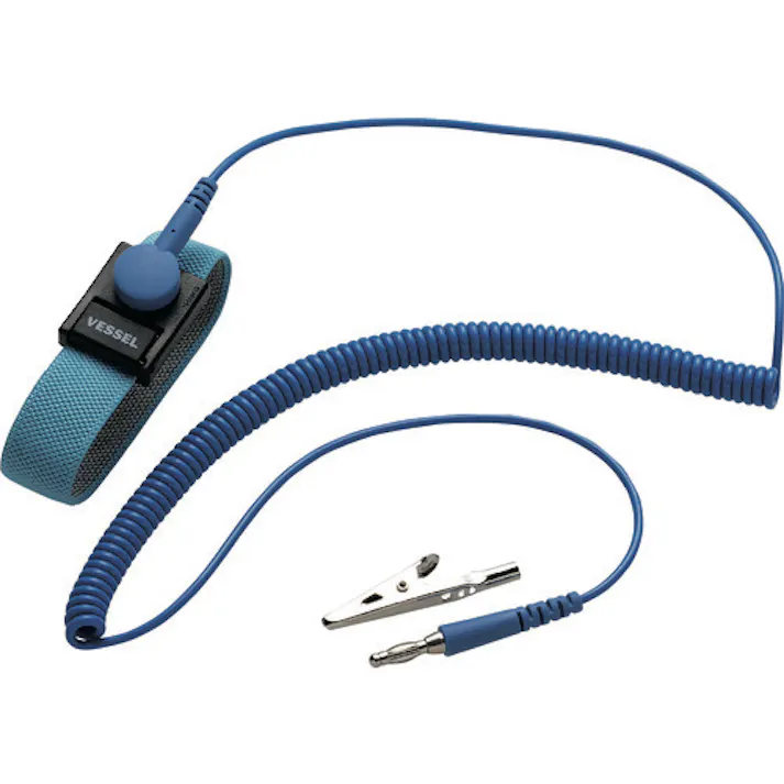 【CAINZ-DASH】ベッセル ESD対策用リストストラップ(10個1組) No.EPS-05 EPS-05【別送品】