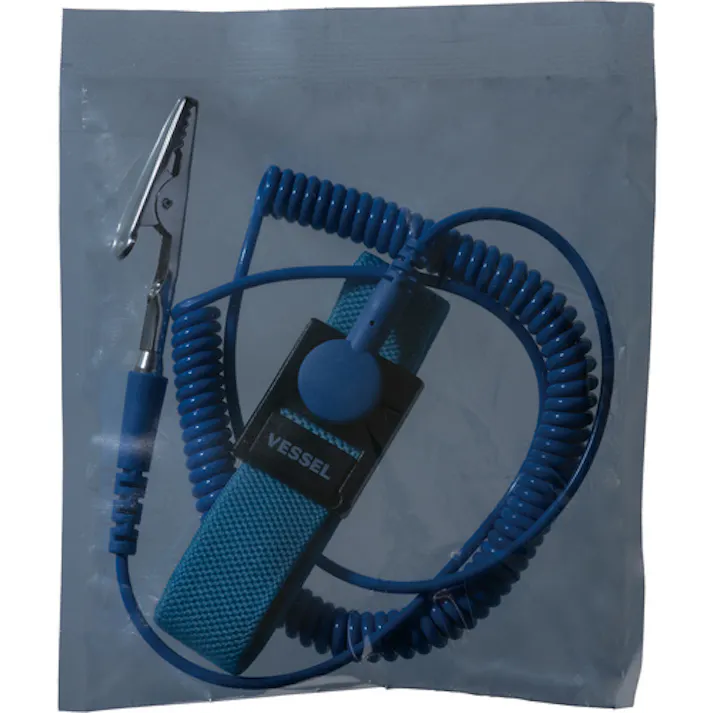 【CAINZ-DASH】ベッセル ESD対策用リストストラップ(10個1組) No.EPS-05 EPS-05【別送品】