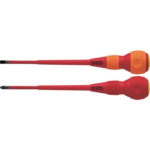 ベッセル ボールグリップ絶縁ドライバー2本組 +2/-6×150mm 各1本 202PS-2 202PS-2 樹脂柄ドライバー ベッセル ボールグリップ絶縁ドライバー2本組 +2/-6×150mm 各1本 202PS-2 202PS-2 樹脂柄ドライバー