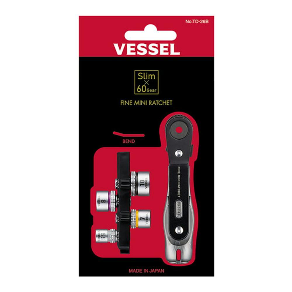 ベッセル VESSEL ファインラチェットベンド TD-26B 4本 | 電動工具
