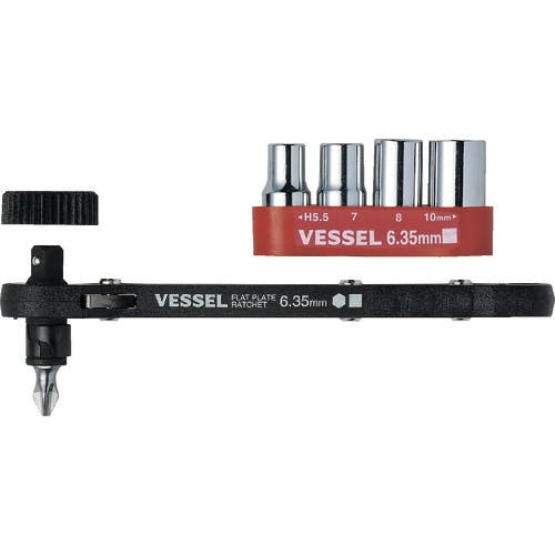 CAINZ-DASH】ベッセル 板ラチェットソケットドライバーセット No