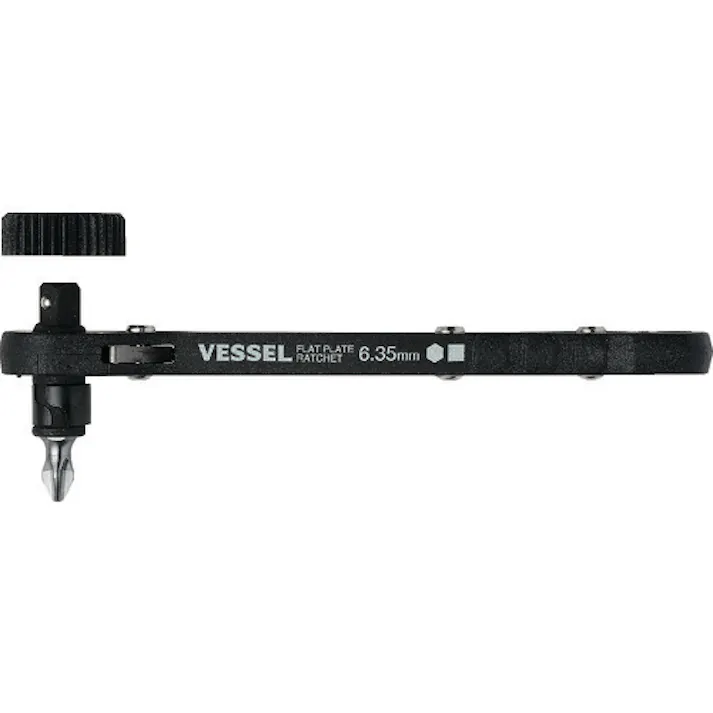 【CAINZ-DASH】ベッセル 板ラチェットドライバー No.TD-71(+2) TD-71【別送品】