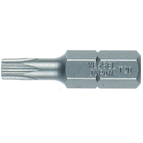 ベッセル トルクスビット A4 T20 A4T20-25.4 片頭ドライバービット(ヘックスローブタイプ) ベッセル トルクスビット A4 T20 A4T20-25.4 片頭ドライバービット(ヘックスローブタイプ)