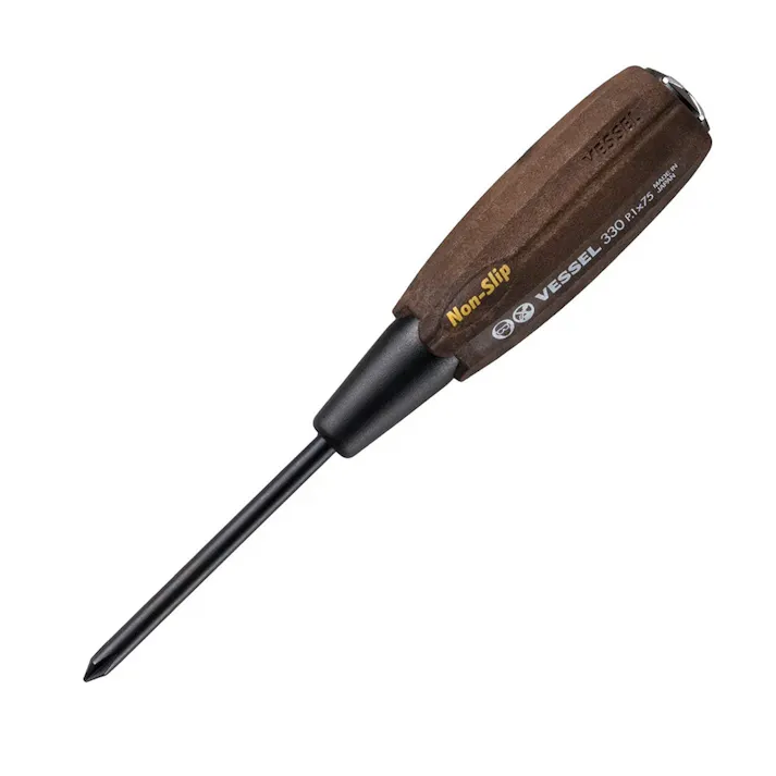ベッセル VESSEL ウッディ貫通ドライバー B-330 +1×75