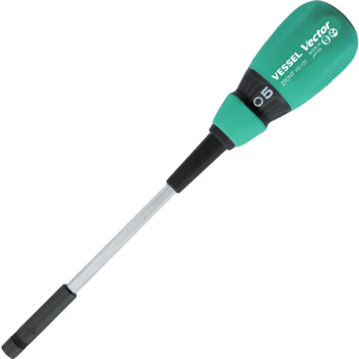 【CAINZ-DASH】ベッセル ベクトルナットドライバーB290NT対辺5X125 B-290NT-H5【別送品】