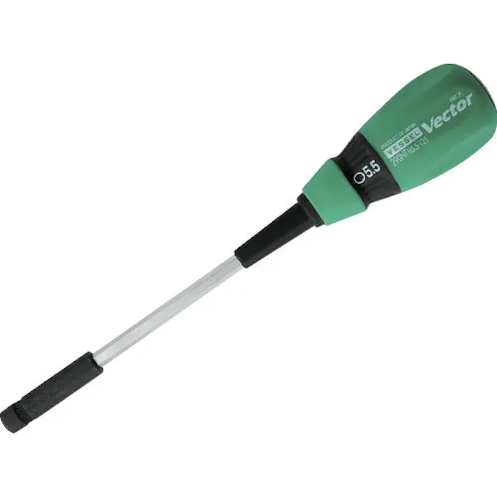 【CAINZ-DASH】ベッセル ベクトルナットドライバーB290NT対辺5.5X125 B-290NT-H5.5【別送品】