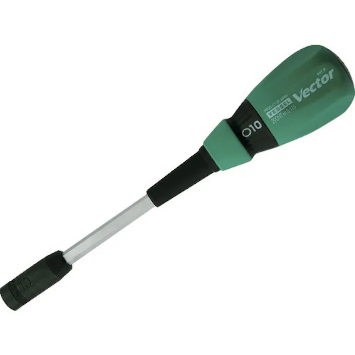 【CAINZ-DASH】ベッセル ベクトルナットドライバーB290NT対辺10X125 B-290NT-H10【別送品】