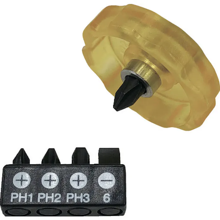 【CAINZ-DASH】ベッセル コマドラ差替式スタビードライバー (ビット5本付) TD-13W5 TD-13W5【別送品】