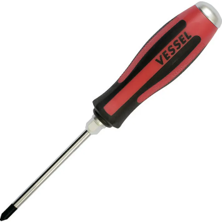 【CAINZ-DASH】ベッセル グリップドライバー メガドラ貫通ドライバー 930 +1×75 930-1-75【別送品】