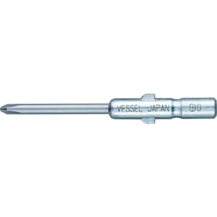 【CAINZ-DASH】ベッセル ショックレスビット DS73(+)0×1.5×40 シャンク径4mm DS73-0-1.5-40【別送品】