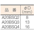 【CAINZ-DASH】ベッセル ソケットアダプターＡ２０ＢＳＱ　差込角９．５ｍｍ A20BSQ3【別送品】