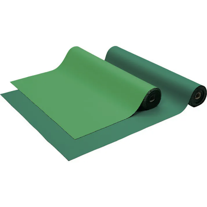 【CAINZ-DASH】ベッセル 導電性ゴムマット(ライトグリーン) No.LG-100 LG-100【別送品】