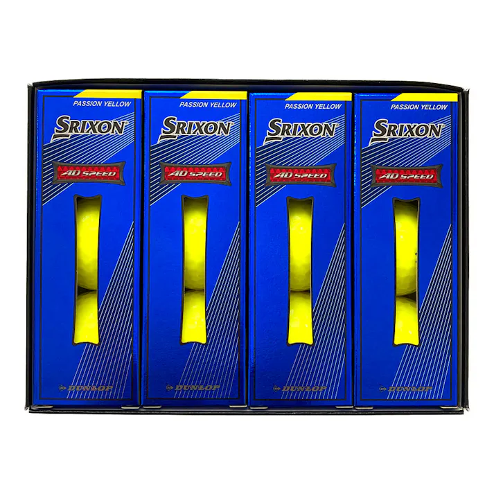 ダンロップ ゴルフボール SRIXON スクリソン AD S球入EED イエロー 12球入