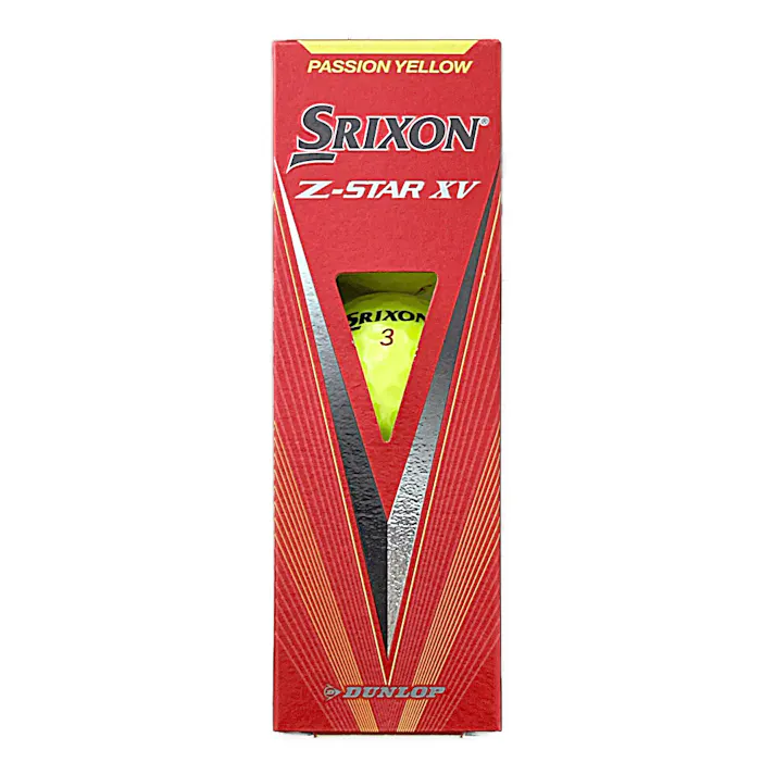 ダンロップ ゴルフボール SRIXON スリクソン Z-STARXV 2023 イエロー 3球入