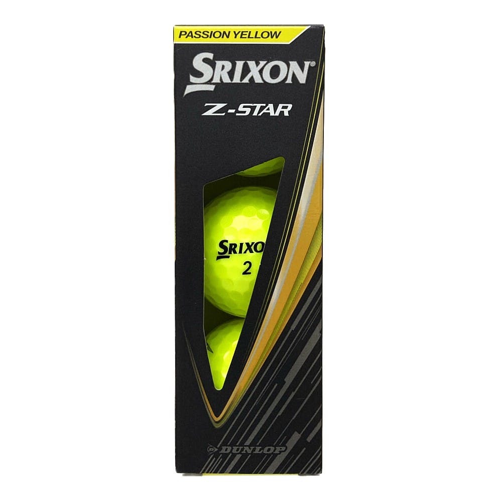 ダンロップ ソリクソン SRIXON ゴルフボール Z-STAR 2025 イエロー 3球