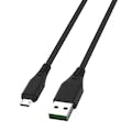 カシムラ USB充電＆同期ケーブル 1.2m Wリバーシブル micro STRONG ブラック AJ-5