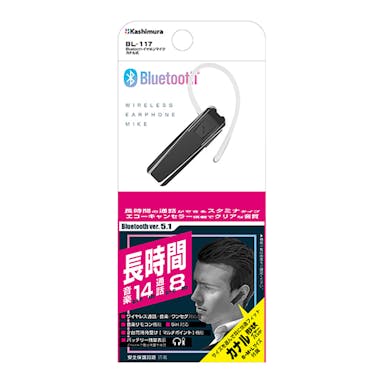 カシムラ Bluetoothイヤホンマイクカナル式 BL-117