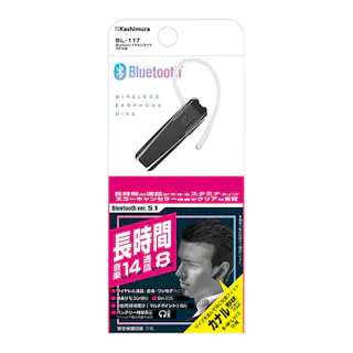 カシムラ Bluetoothイヤホンマイクカナル式 BL-117