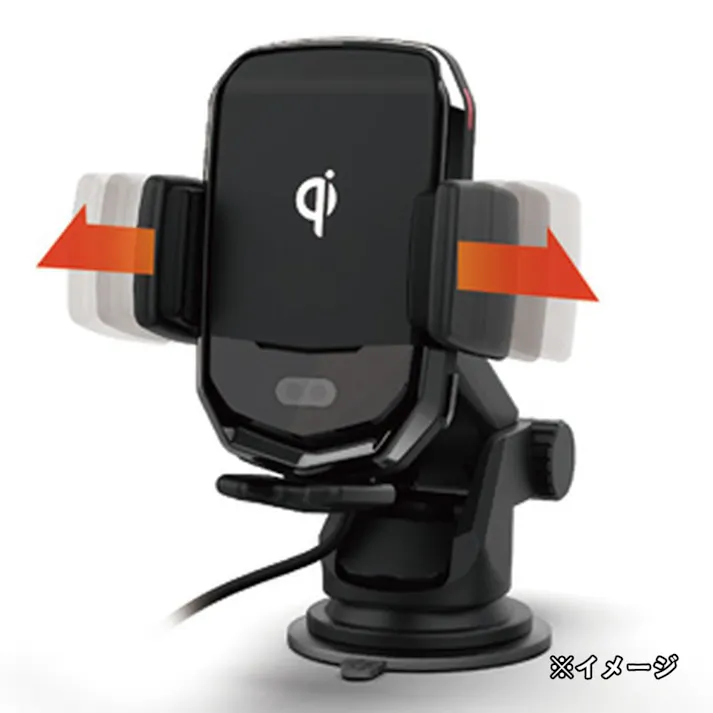 カシムラ ワイヤレス充電器自動開閉ホルダー キャパシタ付 KW-8(販売終了)