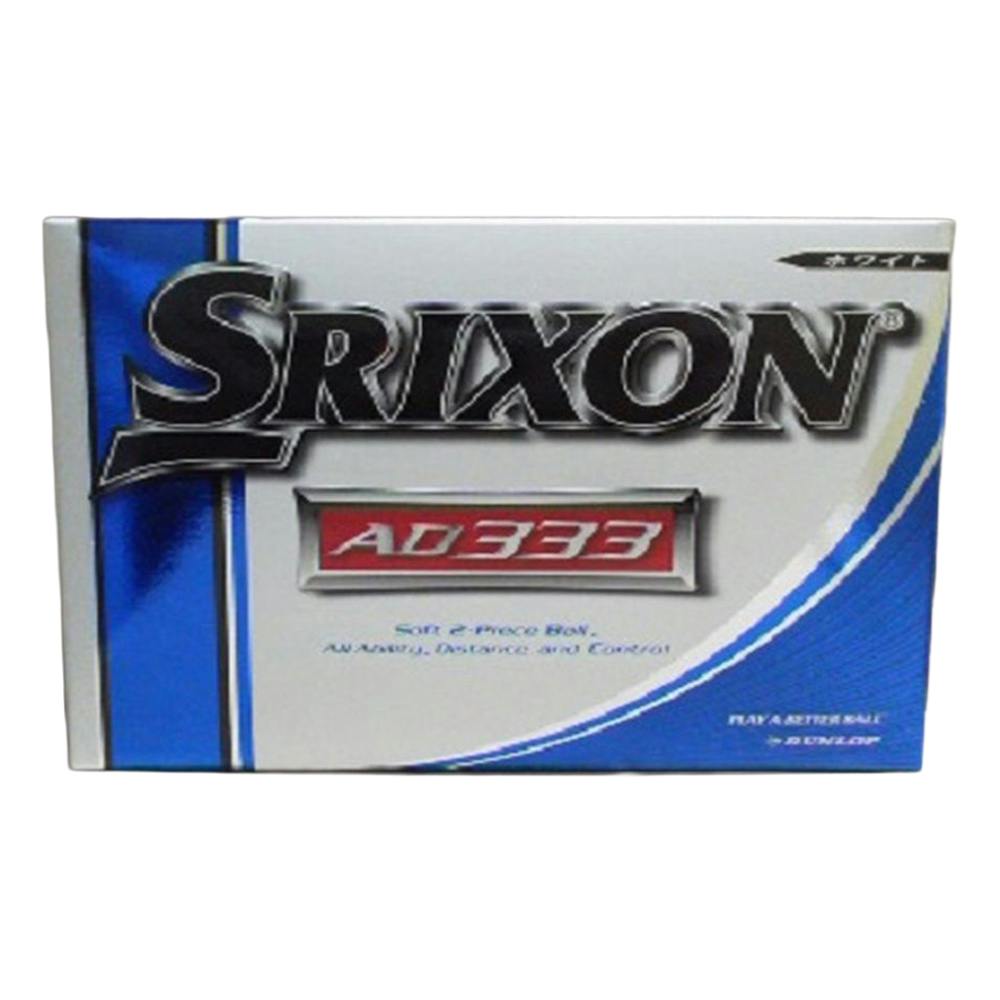 ダンロップ ゴルフボール SRIXON スクリソン AD333 ホワイト 12球入