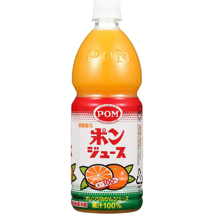 【ケース販売】えひめ飲料 POM ポンジュース 800ml×6本