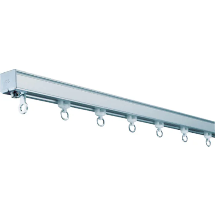 【CAINZ-DASH】岡田装飾金物 カーテンレール D30レール4mアルミ 12L40-AS【別送品】