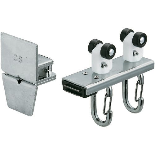 【CAINZ-DASH】岡田装飾金物 カーテンレール　Ｄ３０片マグネットランナー（片開）ワンタッチランナータイプ 12Y33【別送品】