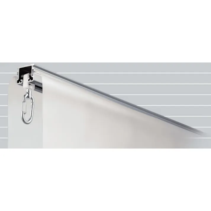 【CAINZ-DASH】岡田装飾金物 カーテンレール D30隙間シートカーブレール800×800×300Rアルミ 11L01-AS【別送品】