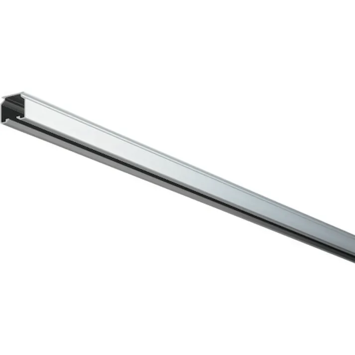 【CAINZ-DASH】岡田装飾金物 カーテンレール D25レール2mアルミ 9L20-AS【別送品】