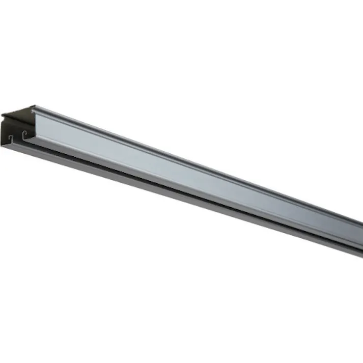 【CAINZ-DASH】岡田装飾金物 カーテンレール D40レール2mスチール 15L20-SL【別送品】