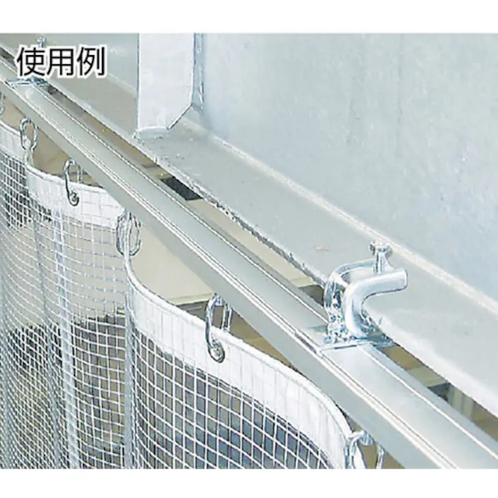 【CAINZ-DASH】岡田装飾金物 カーテンレール D40天井Sブラケット 15T51【別送品】