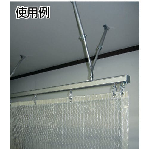 CAINZ-DASH】岡田装飾金物 カーテンレール D40伸縮吊棒400