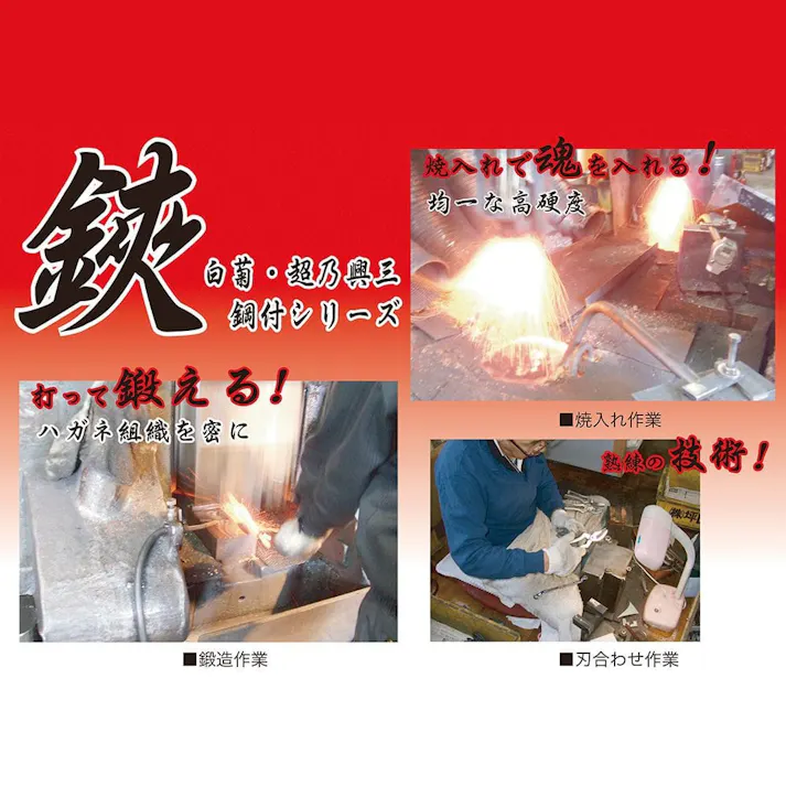 白菊 剪定鋏 ヤスキ鋼付 200mm