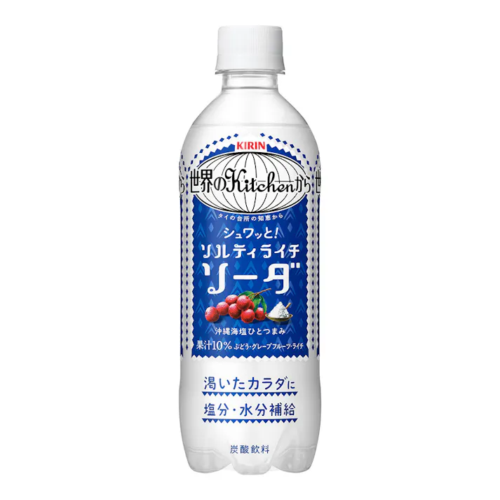 世界のキッチン ソルティライチソーダ 500ml