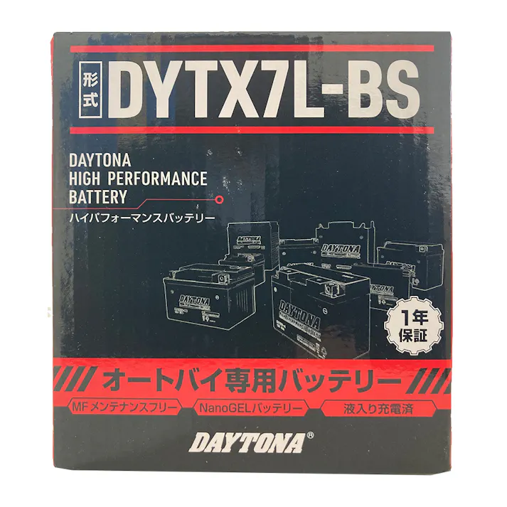 デイトナ ハイパフォーマンスバッテリー DYTX7L-BS 92879