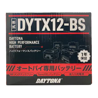 デイトナ ハイパフォーマンスバッテリー DYTX12-BS 92885
