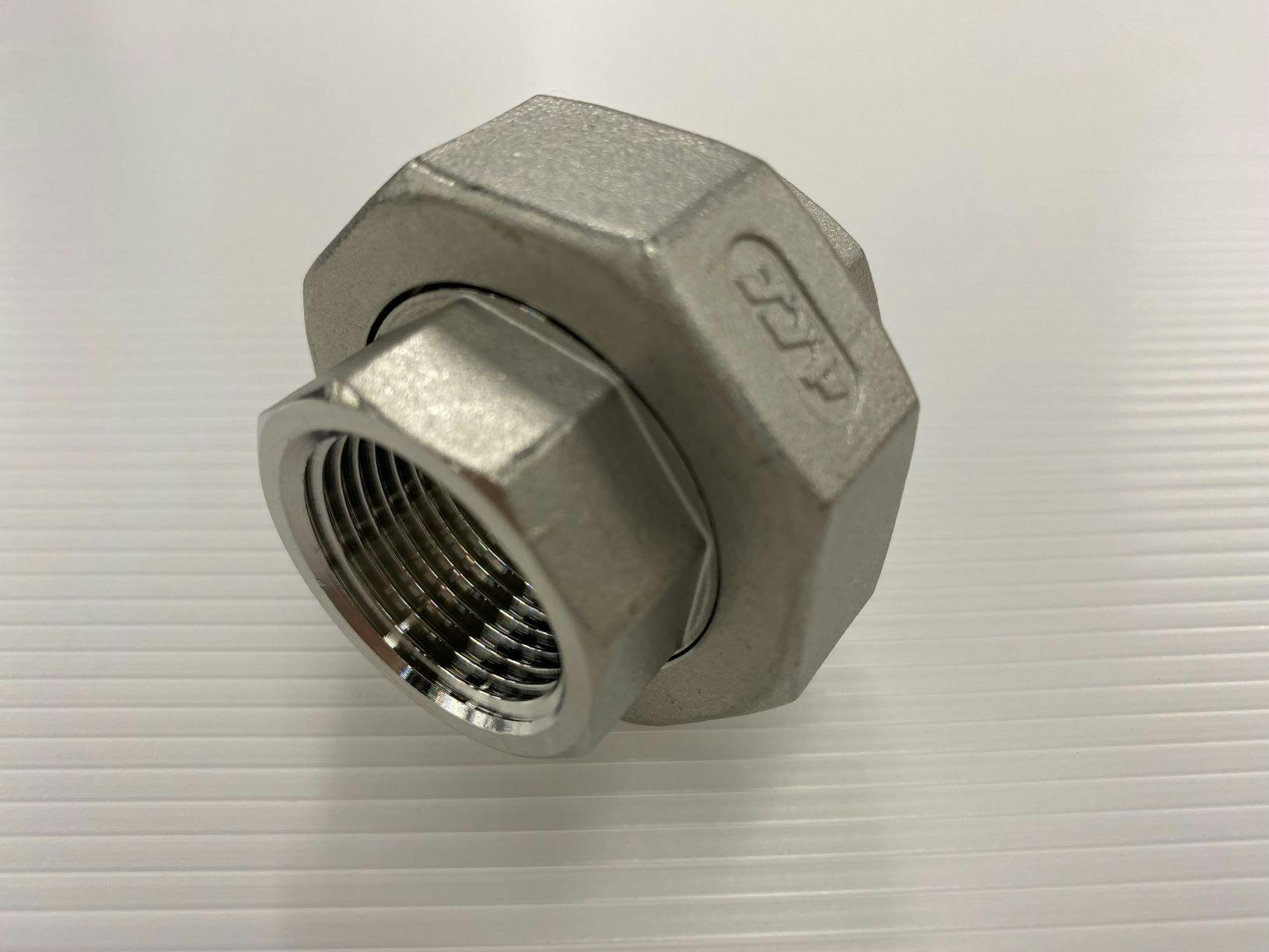 ステンレス継手 ユニオン PU3/4 鋼管・支持金具 ステンレス継手 ユニオン PU3/4 鋼管・支持金具