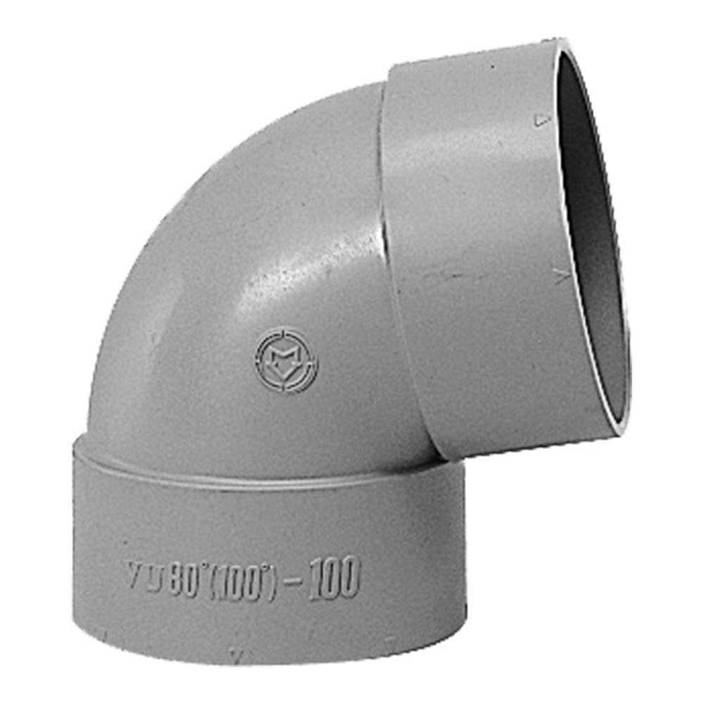 前澤 排水用80度エルボ VU80L100 塩ビ給水管 前澤 排水用80度エルボ VU80L100 塩ビ給水管