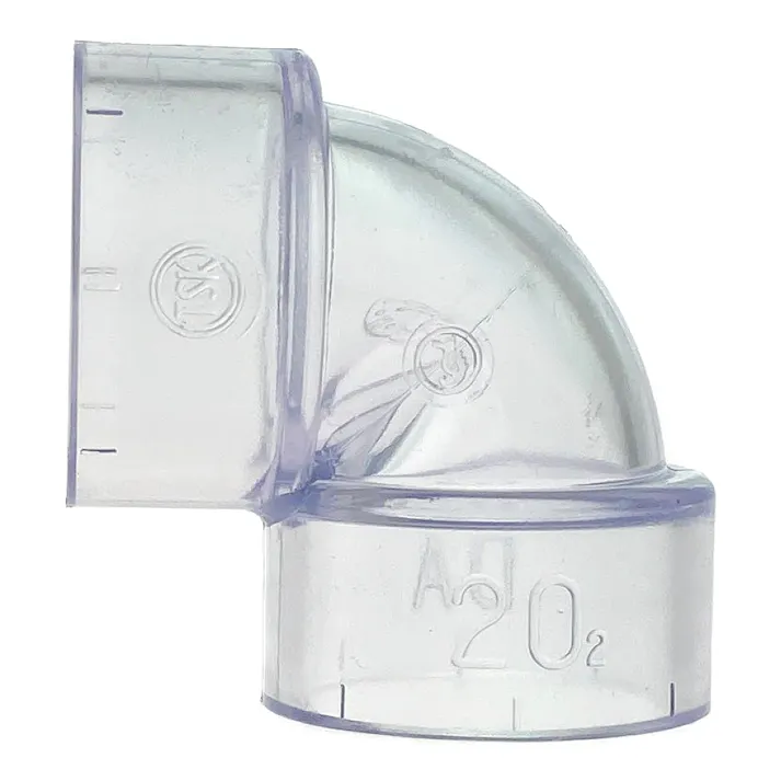 透明DA継手90度エルボ DL20