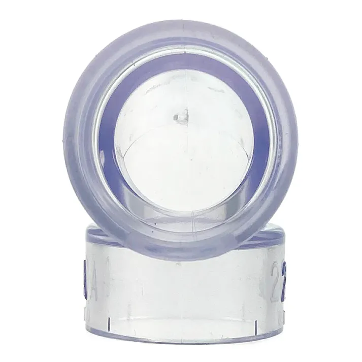 透明DA継手90度エルボ DL20