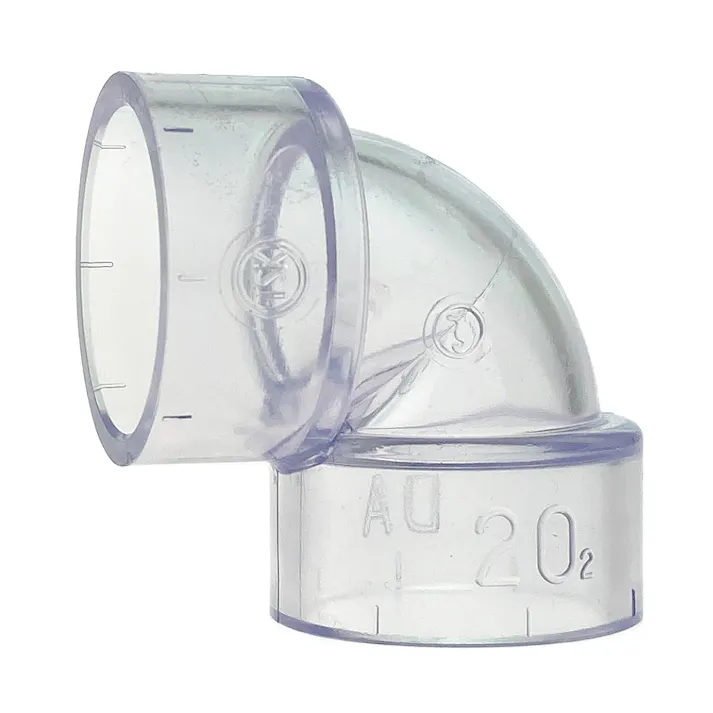 透明DA継手90度エルボ DL20